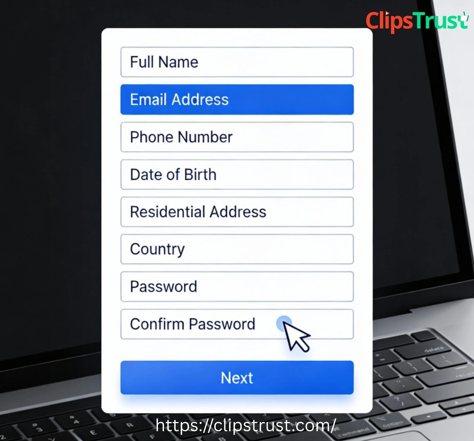 Fill Out Online Application Form